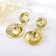 Show details for Bulk Gold Plated Dubai Dangle Earrings Exclusive Online