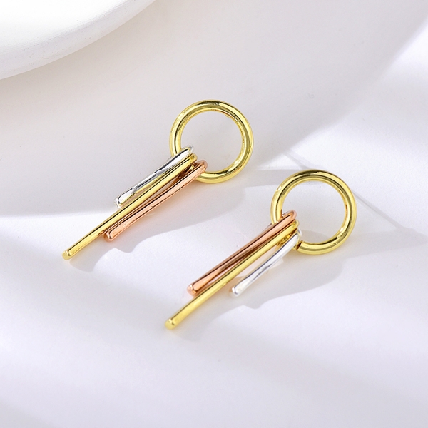 Picture of Popular Small Multi-tone Plated Dangle Earrings
