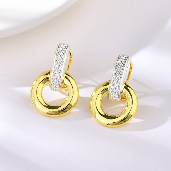 Picture of Featured Multi-tone Plated Classic Stud Earrings with Full Guarantee