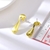 Picture of Beautiful Small Gold Plated Stud Earrings