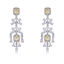Show details for Good Cubic Zirconia Platinum Plated Dangle Earrings