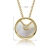 Picture of 925 Sterling Silver Gold Plated Pendant Necklace in Exclusive Design