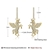 Picture of 925 Sterling Silver Gold Plated Dangle Earrings from Trust-worthy Supplier