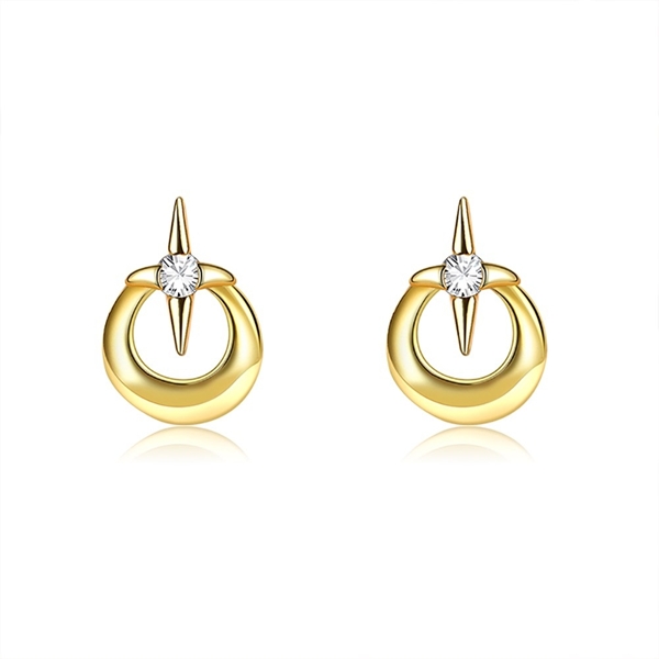 Picture of Bulk Gold Plated Small Stud Earrings Exclusive Online