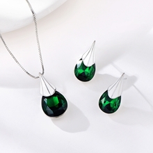 Show details for Attractive Green Small 2 Piece Jewelry Set For Your Occasions