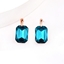 Show details for Charming Blue Zinc Alloy Stud Earrings As a Gift
