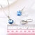 Picture of Beautiful Shaped Classic Rose Gold Plated 2 Pieces Jewelry Sets
