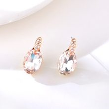 Show details for Moving Crystal Platinum Plated Stud