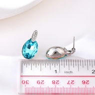 Picture of Moving Crystal Platinum Plated Stud
