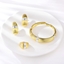 Show details for Origninal Big Gold Plated 3 Piece Jewelry Set