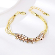 Picture of Attractive Multi-tone Plated Zinc Alloy Fashion Bracelet For Your Occasions