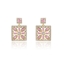 Show details for Luxury Copper or Brass Dangle Earrings with Beautiful Craftmanship