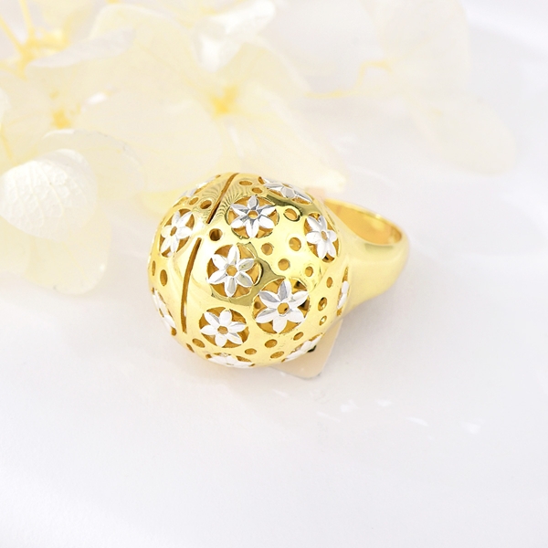 Picture of Brand New Multi-tone Plated Copper or Brass Fashion Ring with Full Guarantee