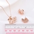 Picture of Most Popular Opal Rose Gold Plated 2 Piece Jewelry Set