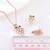 Picture of Zinc Alloy Gold Plated 2 Piece Jewelry Set with Full Guarantee