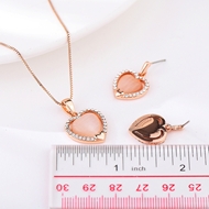 Picture of Classic Rose Gold Plated 2 Piece Jewelry Set with Speedy Delivery
