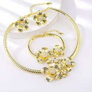 Show details for Zinc Alloy Gold Plated 3 Piece Jewelry Set at Great Low Price Show details for Zinc Alloy Gold Plated 3 Piece Jewelry Set at Great Low Price