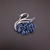 Picture of Best Selling Medium Blue Brooche
