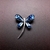 Picture of Wholesale Platinum Plated Blue Brooche at Factory Price