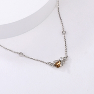 Show details for Inexpensive 925 Sterling Silver Swarovski Element Short Chain Necklace from Reliable Manufacturer