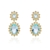 Picture of Eye-Catching Blue Cubic Zirconia Dangle Earrings with Member Discount