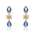 Picture of Attractive Blue Cubic Zirconia Dangle Earrings For Your Occasions
