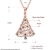 Picture of Unique Cubic Zirconia Rose Gold Plated  Necklace