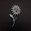 Show details for Impressive Blue Zinc Alloy Brooche with No-Risk Return