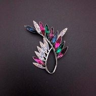 Show details for Beautiful Swarovski Element Platinum Plated Brooche