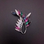 Show details for Beautiful Swarovski Element Platinum Plated Brooche