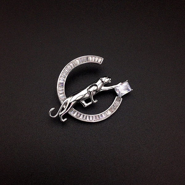 Picture of Purchase Platinum Plated Swarovski Element Brooche with Fast Shipping