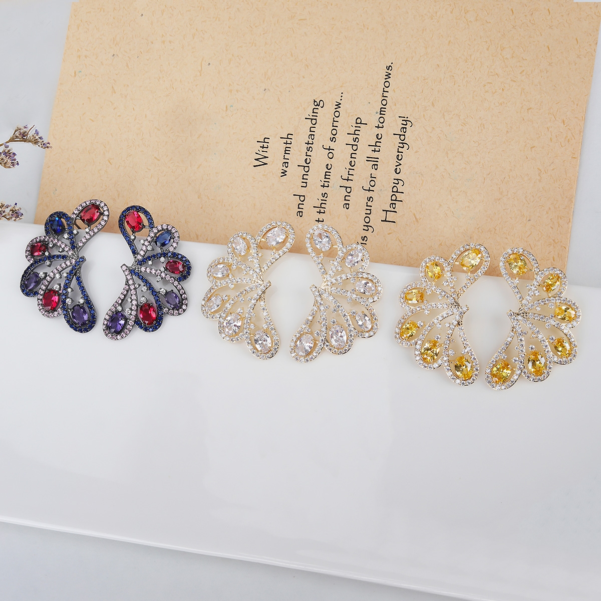 Luxury Gold Plated Dangle Earrings Online Only