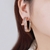 Picture of Bling Big Gold Plated Dangle Earrings