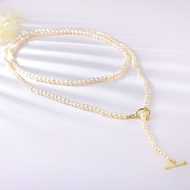 Picture of Affordable Gold Plated Copper or Brass Long Chain Necklace from Trust-worthy Supplier