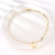 Picture of Trendy Gold Plated Copper or Brass Short Chain Necklace with No-Risk Refund