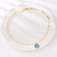 Show details for Sparkling Medium Classic Short Chain Necklace