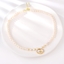 Show details for Copper or Brass Artificial Pearl Short Chain Necklace in Exclusive Design