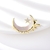 Picture of Delicate Gold Plated Brooche for Female