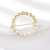 Picture of Impressive White Artificial Pearl Brooche in Flattering Style