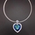 Picture of Eye-Catching Blue Zinc Alloy Pendant Necklace in Bulk