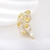 Picture of Delicate Gold Plated Brooche Wholesale Price