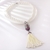 Picture of Best Quality Copper or Brass White Long Chain Necklace