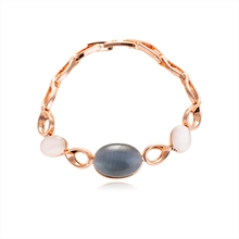 Show details for Brand New Rose Gold Plated Zinc Alloy Fashion Bracelet with SGS/ISO Certification
