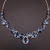 Picture of Eye-Catching Blue Zinc Alloy Short Chain Necklace in Bulk