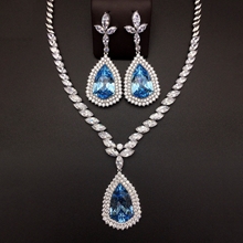 Show details for New Swarovski Element Big 2 Piece Jewelry Set