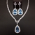 Picture of New Swarovski Element Big 2 Piece Jewelry Set