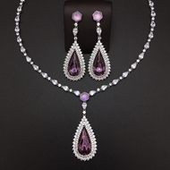 Show details for Zinc Alloy Swarovski Element 2 Piece Jewelry Set with SGS/ISO Certification