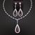 Picture of Zinc Alloy Swarovski Element 2 Piece Jewelry Set with SGS/ISO Certification
