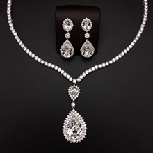 Show details for Filigree Big Swarovski Element 2 Piece Jewelry Set