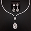 Show details for Filigree Big Swarovski Element 2 Piece Jewelry Set